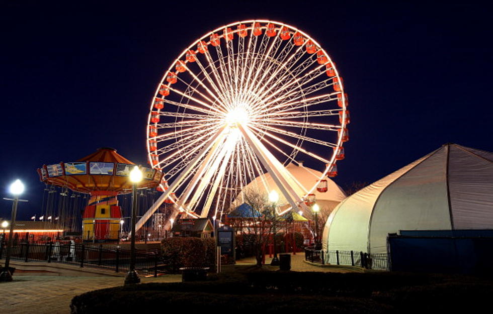 The Old Navy Pier Ferris Wheel Has A New Home