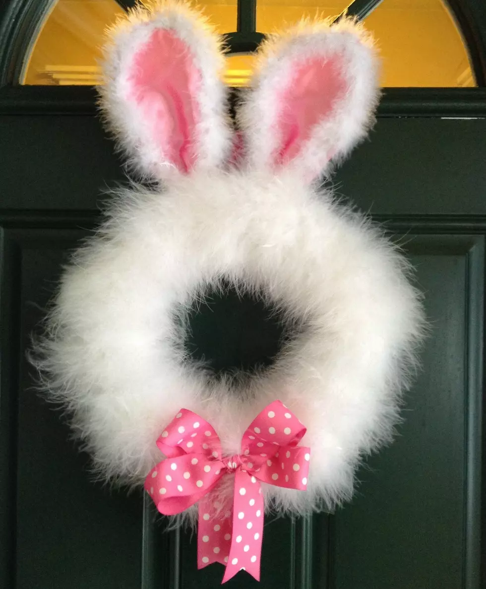 DIY Easter Bunny Wreath