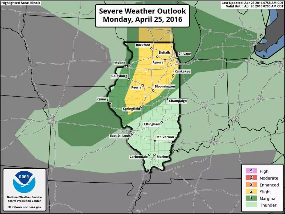 Rockford’s Severe Weather Risk for This Afternoon
