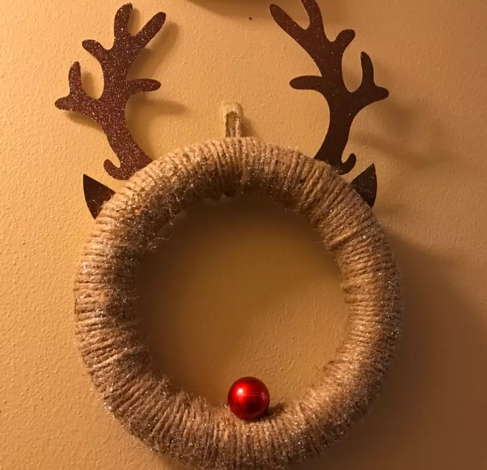 DIY Reindeer Wreath
