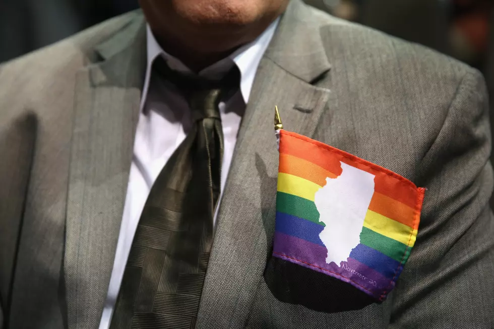 A Pride Flag Is Flying At The Illinois State House