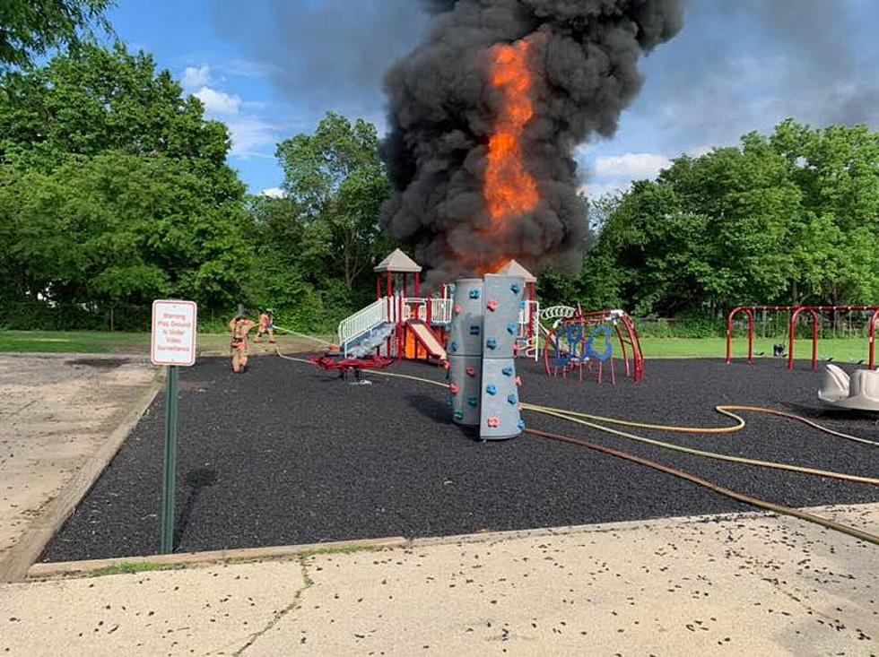 Rockford Fire Is Searching For Person Who Lit Playground On Fire