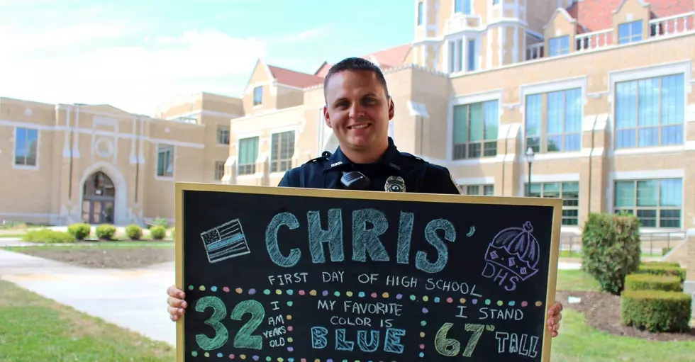 Dixon Celebrates New Resource Officer's First Day of School