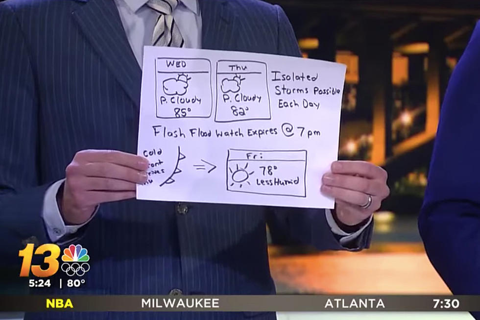 Rockford Meteorologist Busts Out Old-School Forecast After Last-Second Green Screen Probs