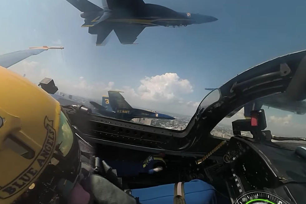 US Navy Blue Angels Share Epic Sky-High Aerial Video Taken Over Illinois