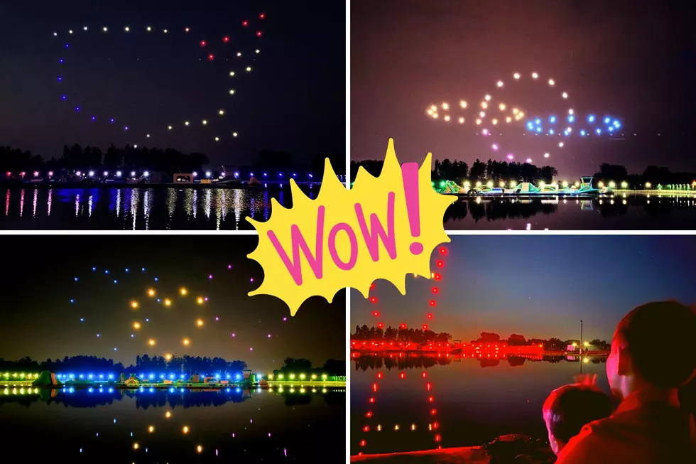 This Wisconsin Beach Hosts a Drone Light Show 3 Times a Week, and It’s AWESOME