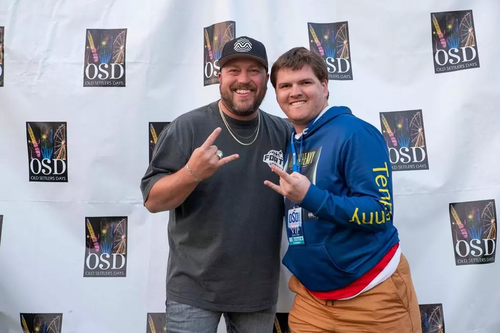 Grant is one of the biggest country music fans you'll ever meet, here he is with his favorite country artist Mitchell Tenpenny.