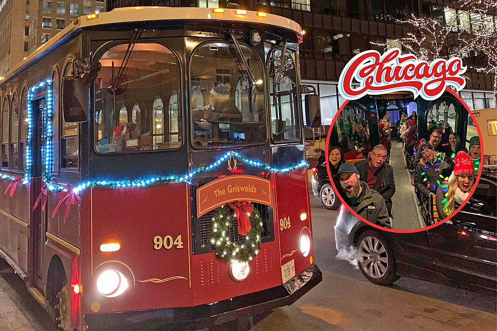 Get Into the Christmas Spirit Onboard This Unique BYOB Trolley Tour In Illinois