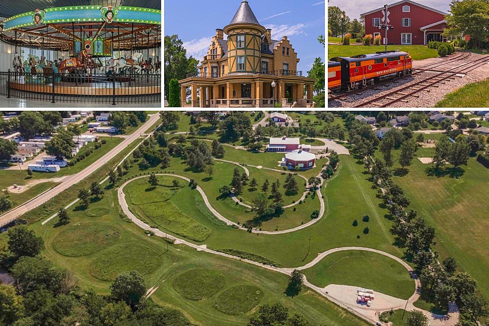 Historic Home For Sale In Illinois Has A Private Carousel and 36-Person Train