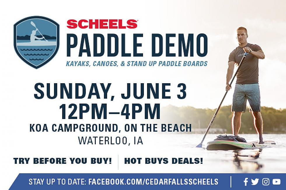 SCHEELS Paddle Demo Day Is June 3rd!