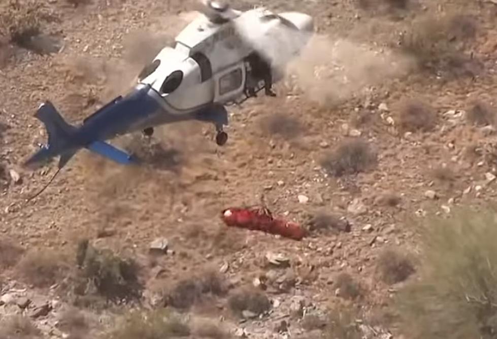 [Video] Helicopter Rescues Hiker, But Stretcher Spins Wildly