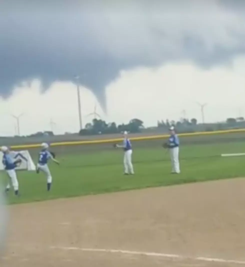 Tornado Develops Behind Little League Team in Iowa 