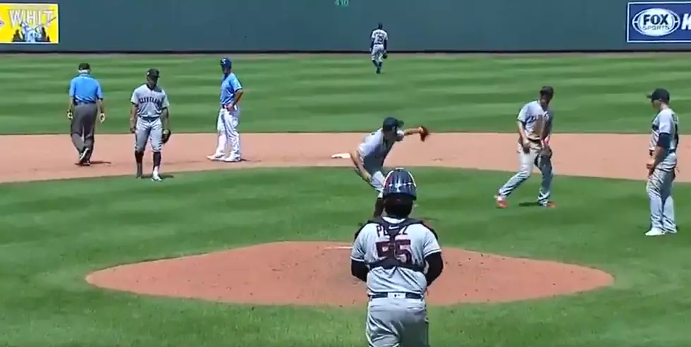 Upset Pitcher Launches Baseball Over Outfield Wall [VIDEO]