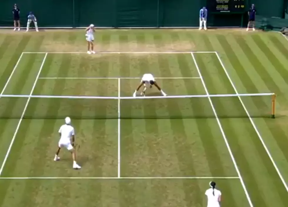 Tennis Player Nails Teammate in the Skull with a 93MPH Serve [VIDEO]