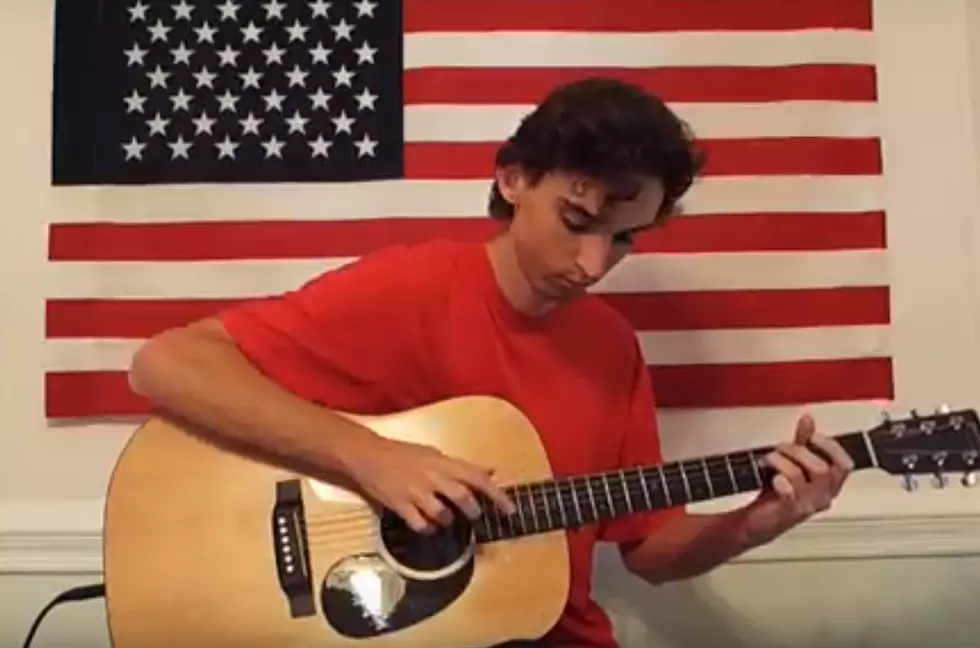Guy Plays “Amazing Grace” & “The Star-Spangled Banner” AT SAME TIME