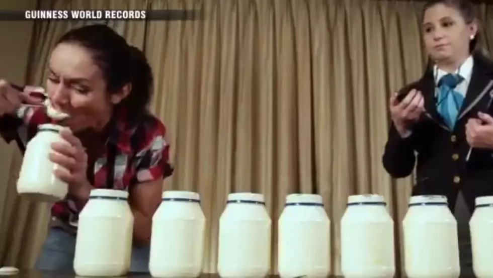 Woman Sets World Record for Most Mayonnaise Eaten in 3 Min (video)