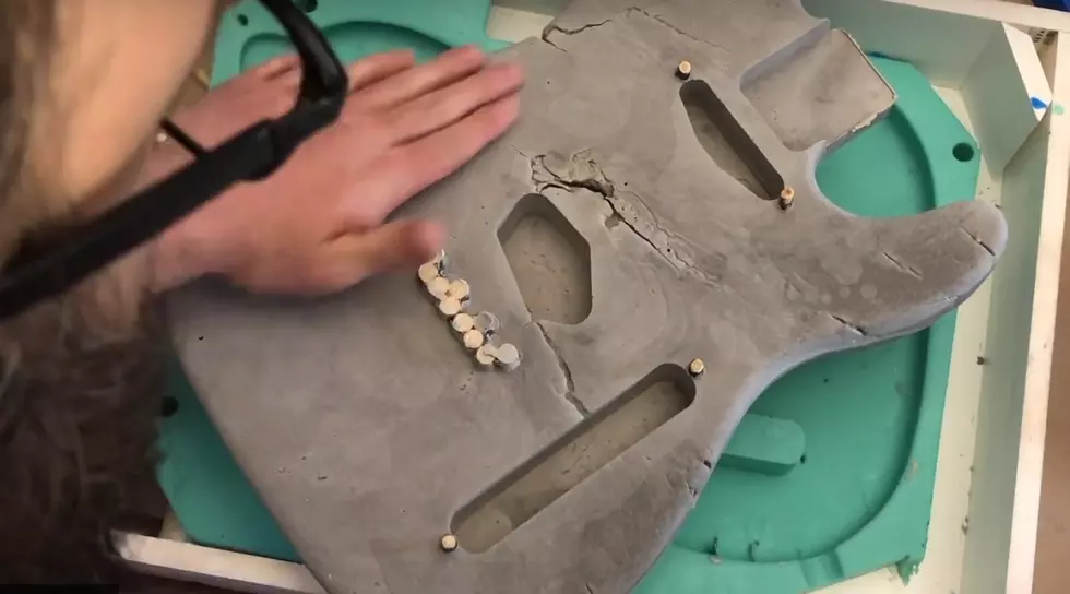 Guitar Made of Concrete