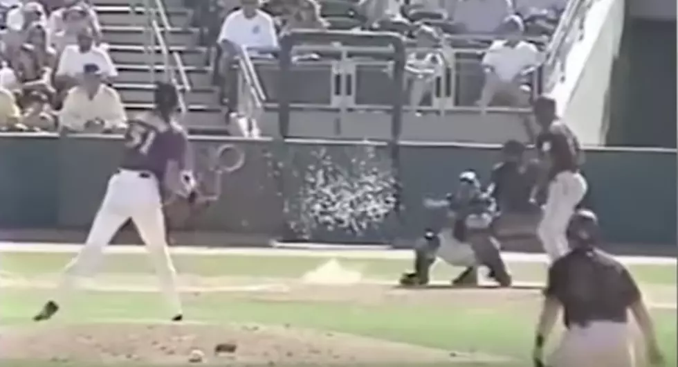 MARCH 24, 2001: Randy Johnson Hits a Bird with a Fastball