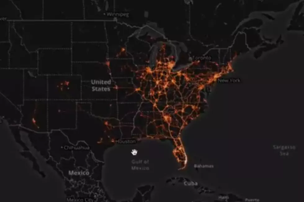 Cellphone ‘Heat Map’ Shows How Much People are Still Traveling
