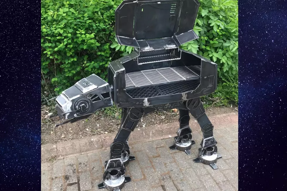Welded Steel AT-AT Walker BBQ Grill