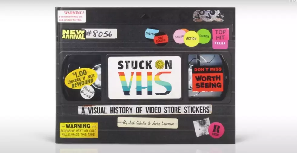 A Book Featuring Stickers from VHS Tapes