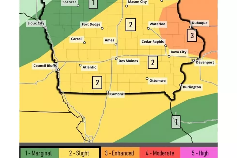 Possible Severe Weather This Afternoon in Iowa