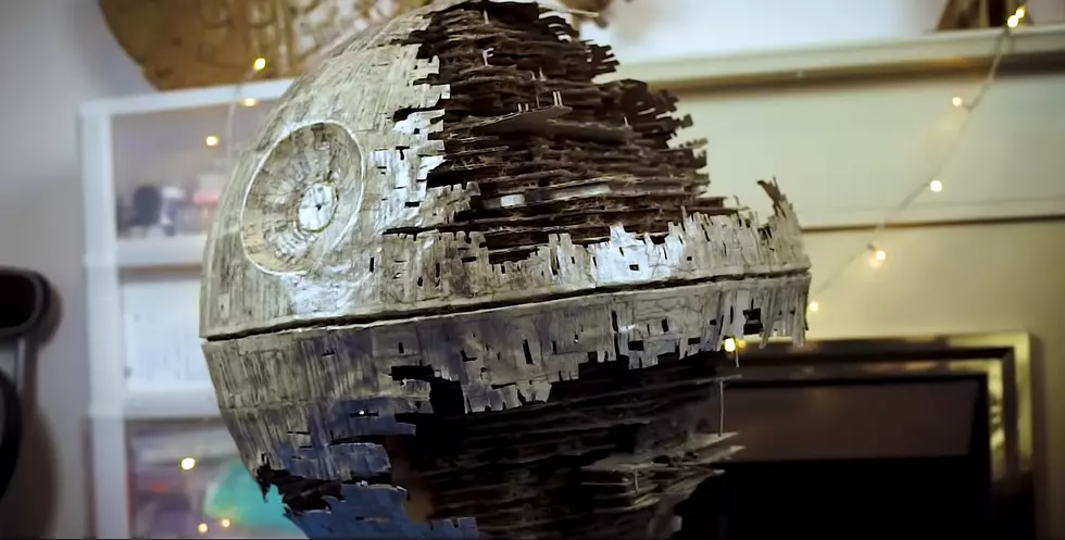 How to Build the Death Star Out of Cardboard (video)