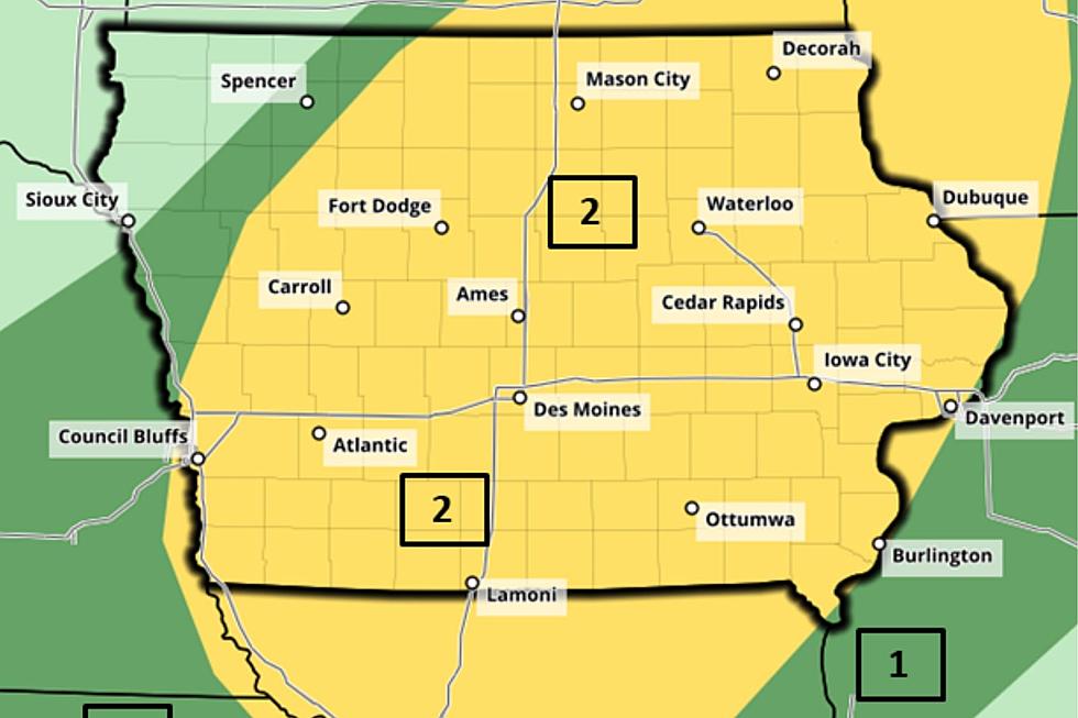 Chance of Severe Weather Today in Iowa