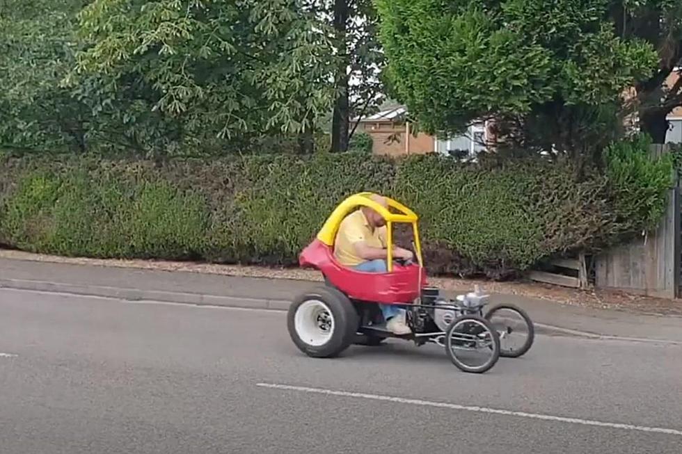 Guy Creates an Adult-Sized Version of a Little Tikes Car