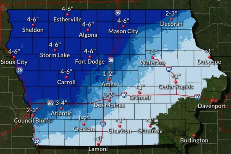 **UPDATE** Snow Storm Hitting Iowa THIS WEEKEND?