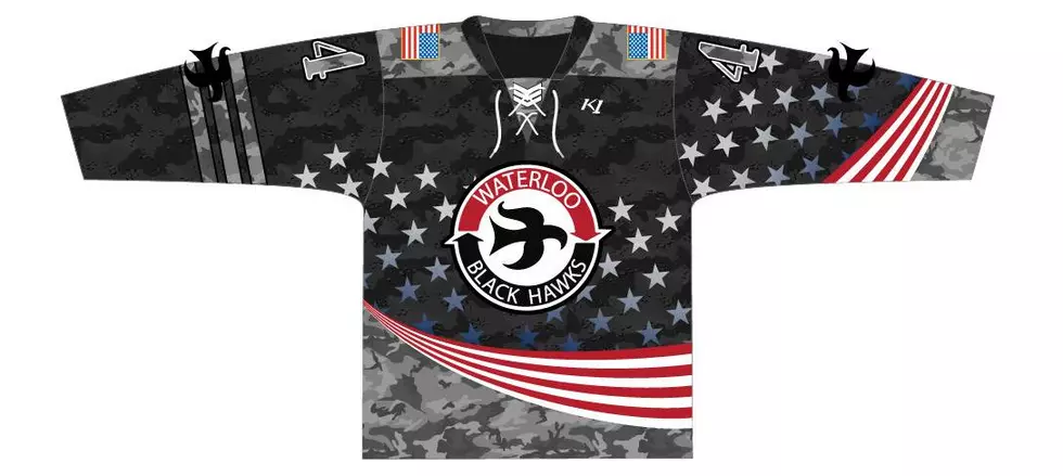 Black Hawks Honor Military Personnel/Vets With Free Tickets/Special Jerseys