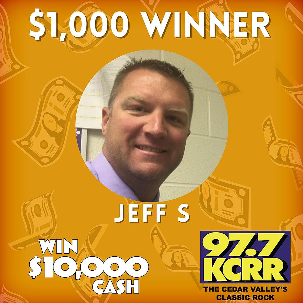 Another Winner! Jeff won a $1,000!