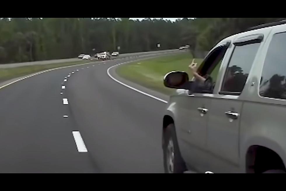Man Leads Police on 100 MPH Chase While ‘Flipping the Bird’ (VIDEO)