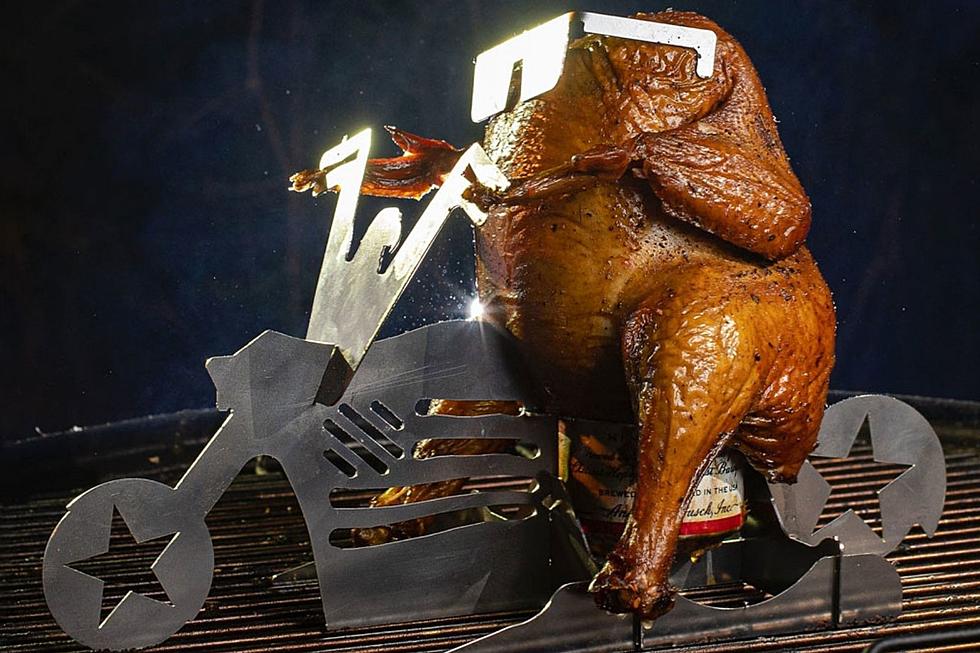 Motorcycle Beer Can Chicken Grillers