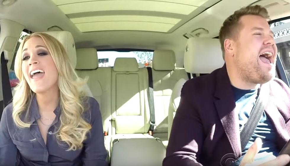 Hilarious Video Of Carrie Underwood Doing Carpool Karaoke