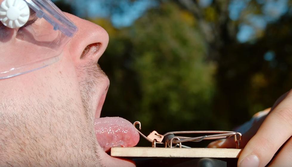 [Video] See A Mousetrap Snap On Someones Tongue In Slow Motion