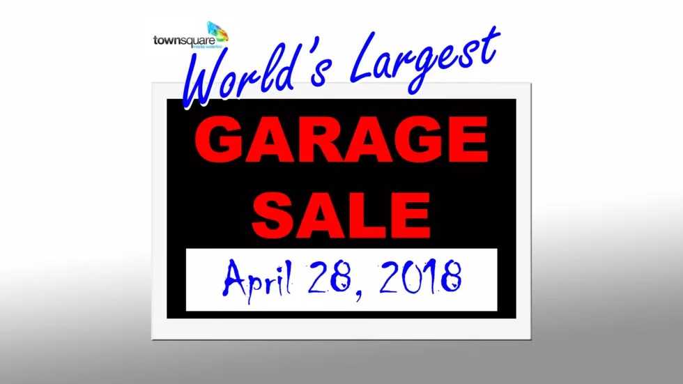 Spring 2018 World's Largest Garage Sale is Set For April