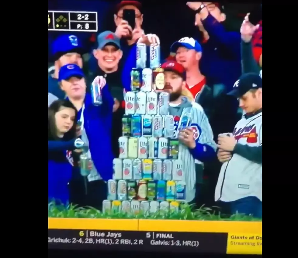 What Brings Cubs and Braves Fans Together? Beeramid! [Video]