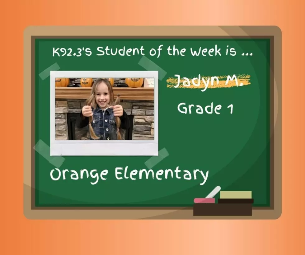 K92.3&#8217;s Student Of The Week Spotlight: Jadyn M.