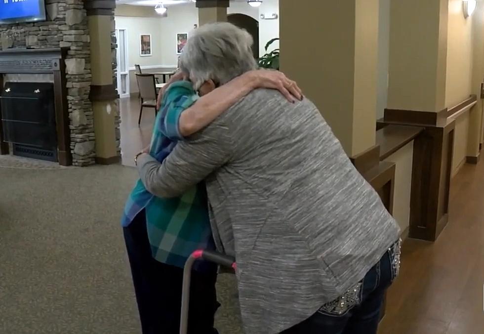 WATCH an Iowa Mom & Daughter Hug After a Year Apart