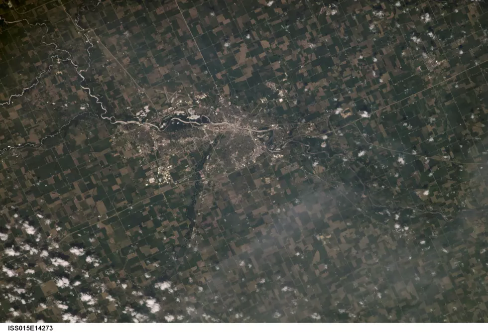 Here are 8 Pics of NE Iowa as Seen from Astronauts in Space