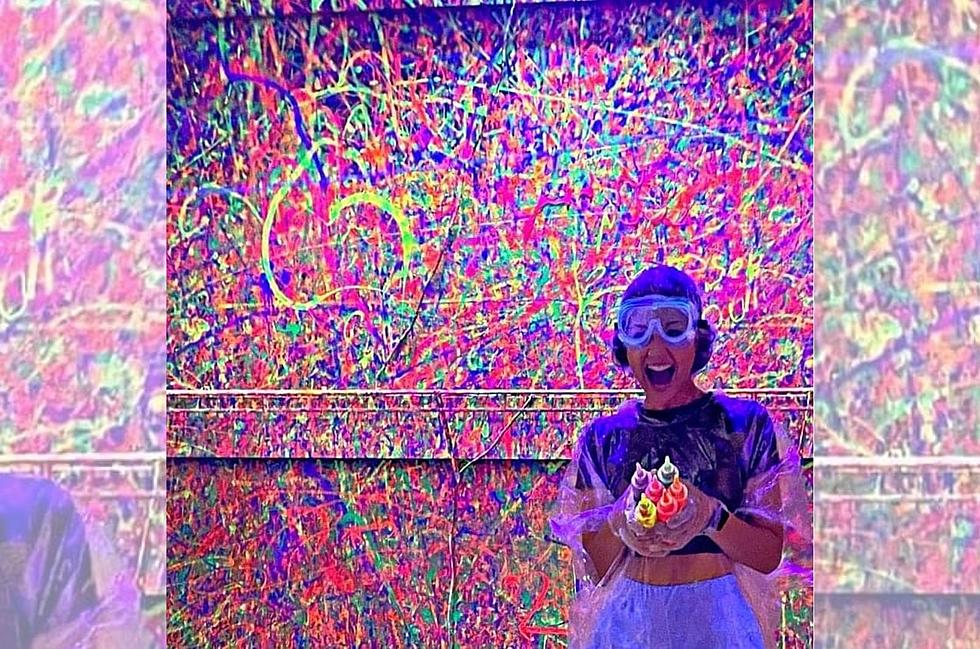 Play Like a Kid at MN Glow-in-the-Dark Splatter Paint Experience