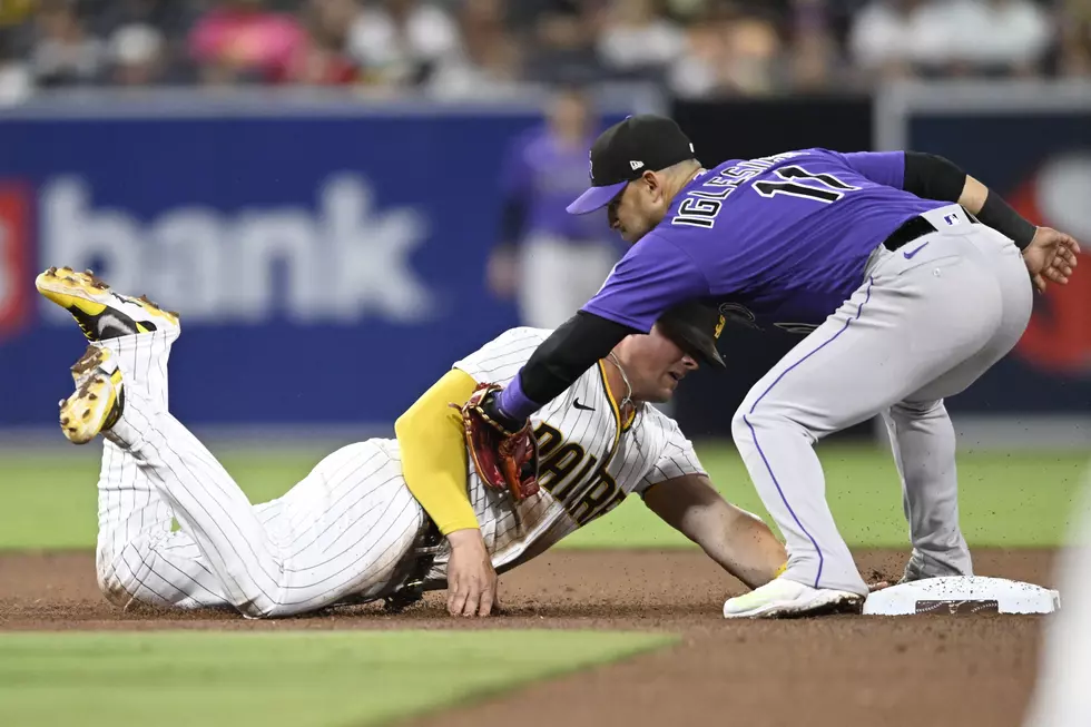 Padres play the Rockies leading series 1-0