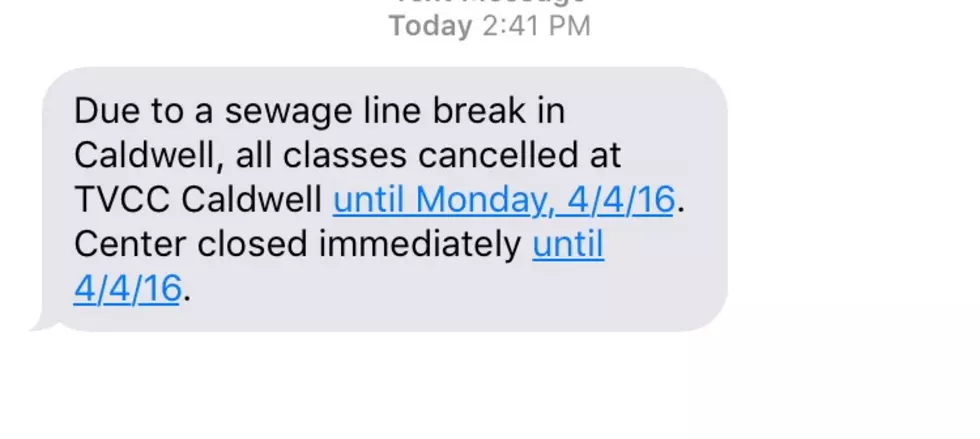 Classes Cancelled at TVCC Caldwell