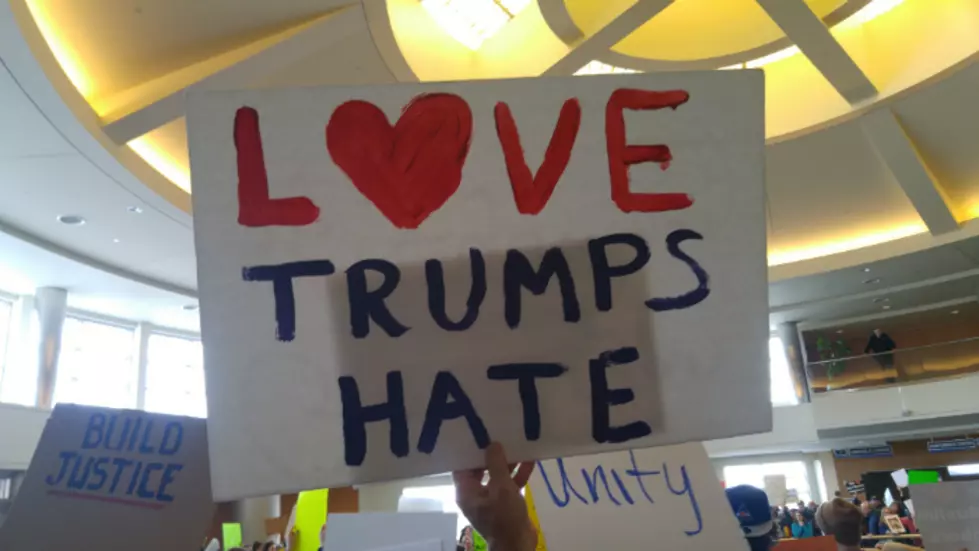 Peaceful Protest at Boise Airport