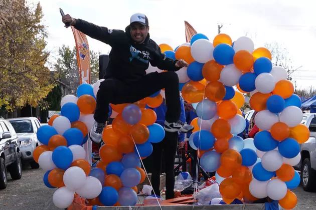 Can Lucky Jump it? Boise State Rock
