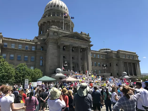 Thousands Turn Out For Family Oriented Demonstration