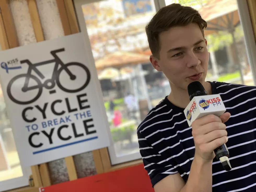 Idahoan Logan Thompson Visits Cycle to Break the Cycle