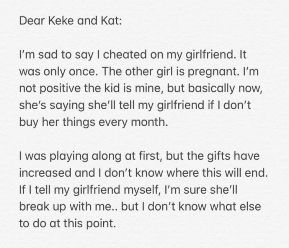 Dear Keke and Kat: Pregnant Side Chick Demanding Gifts