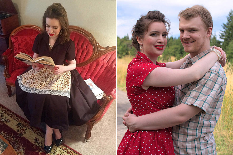 30 Y.O. Oregon Woman Quits Job To Become 50’s Style Housewife